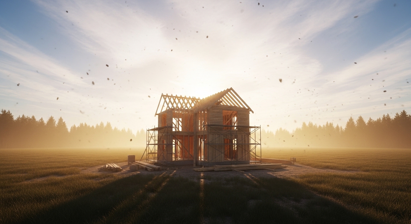 Sonhar com casa em construção