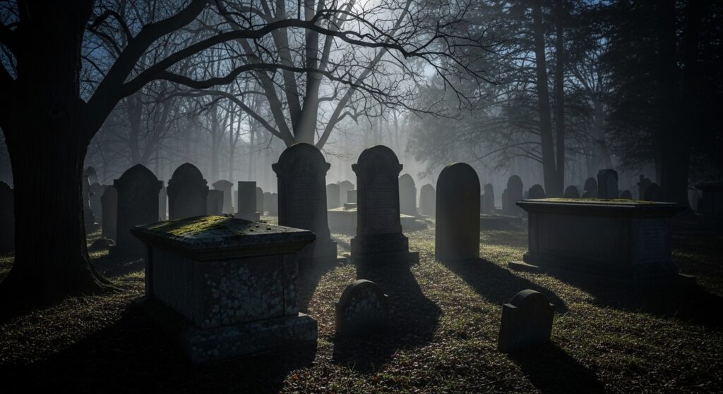 Sonhar com cemitério e túmulo