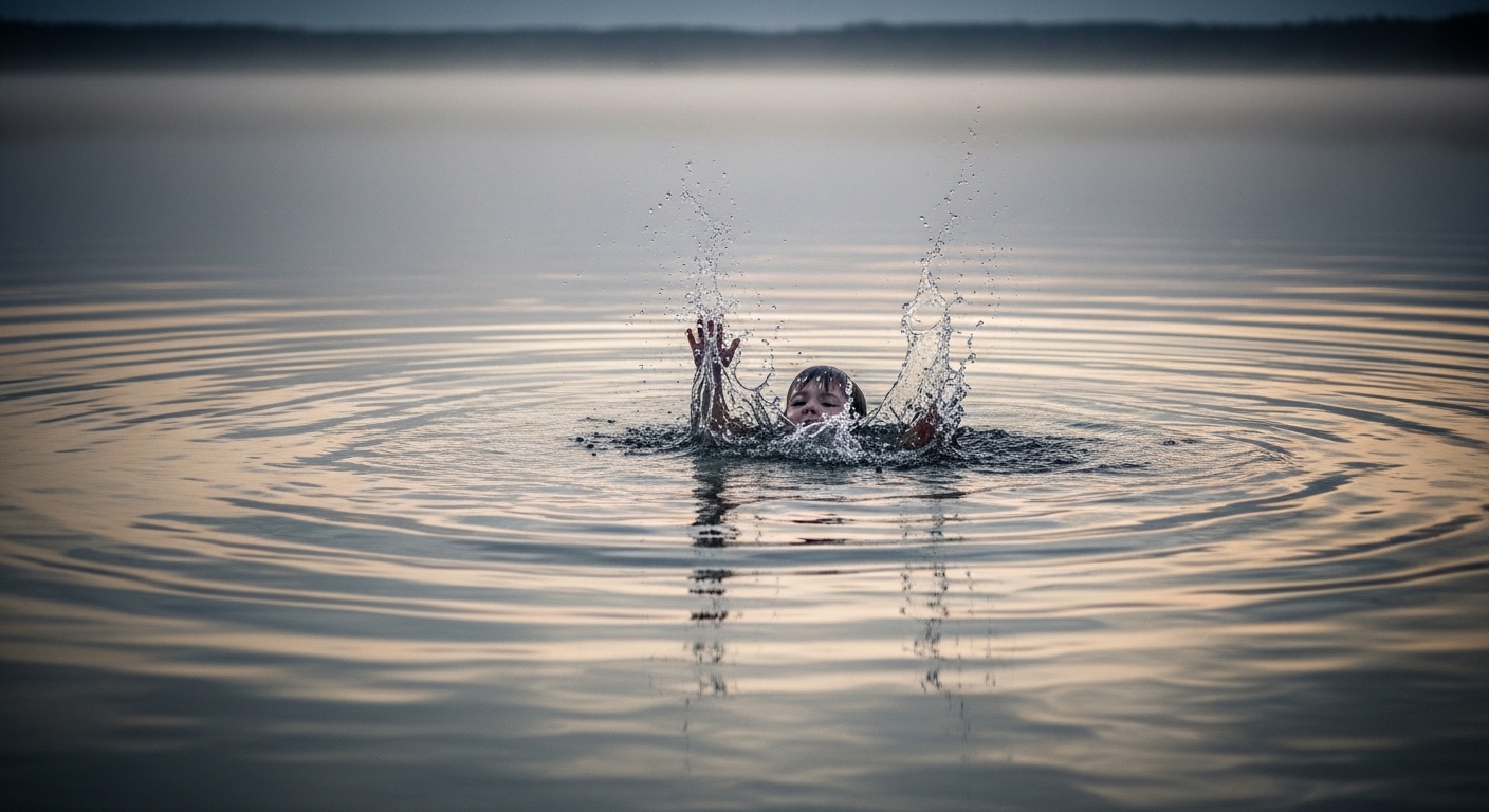 Sonhar com criança se afogando