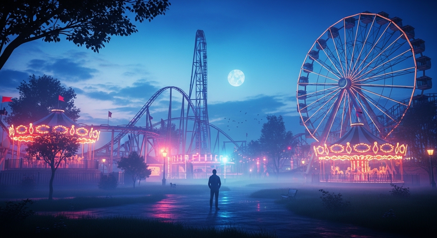 Sonhar com parque de diversões