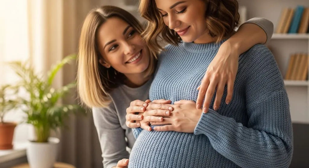 Sonhar com amiga grávida