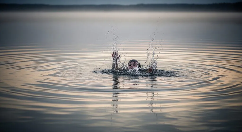Sonhar com criança se afogando